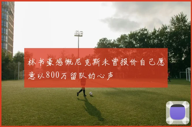 林书豪感慨尼克斯未曾报价自己愿意以800万留队的心声